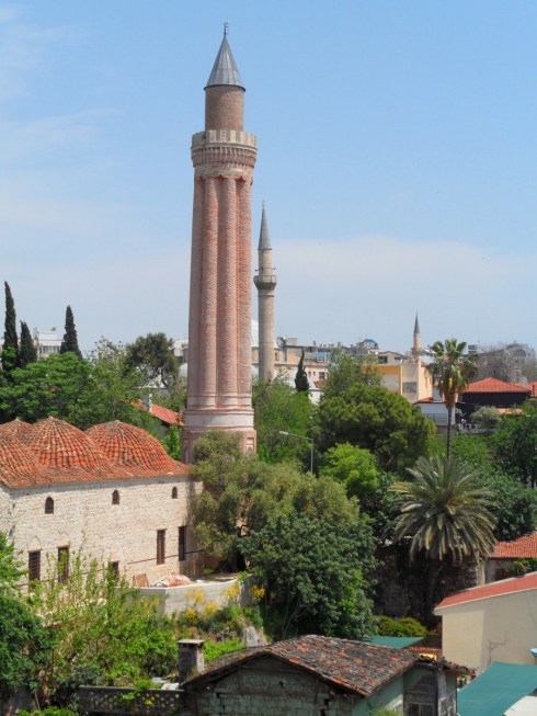 Color photo of skyline in Analya Turkey