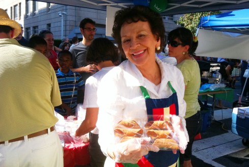 Mama-Vacarros Mama Vacarros Showing off the Cannoli shells