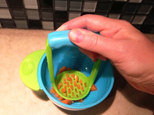 Mashing Sweet Potato