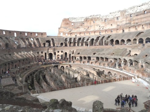 Photo of the ancient Roman Colosseum